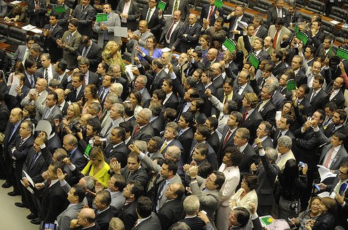 Sessão do Congresso Nacional para votação do veto da presidente Dilma Rousseff ao projeto que institui nova regra para distribuição dos royalties do petróleo. Foto: Moreira Mariz/Agência Senado 