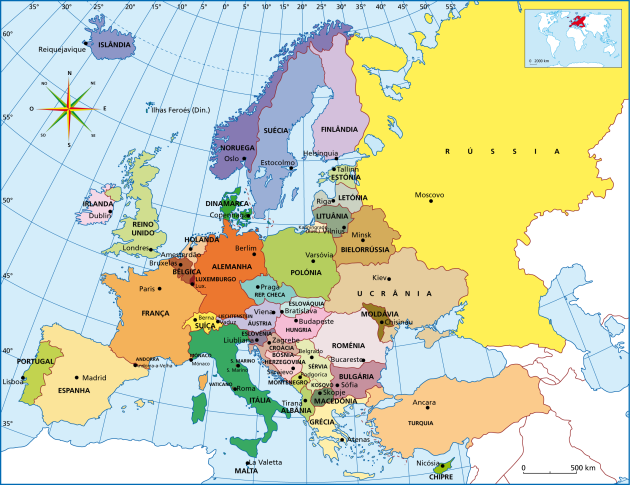 Mapa europeu