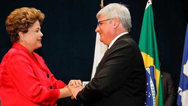 Dilma Rousseff e Rodrigo Janot 